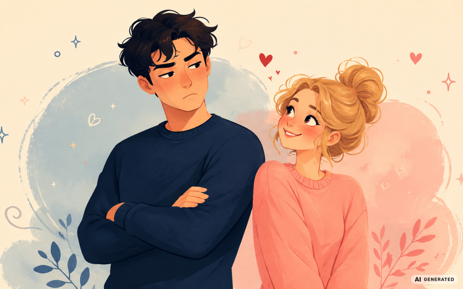 Grumpy x sunshine trope
