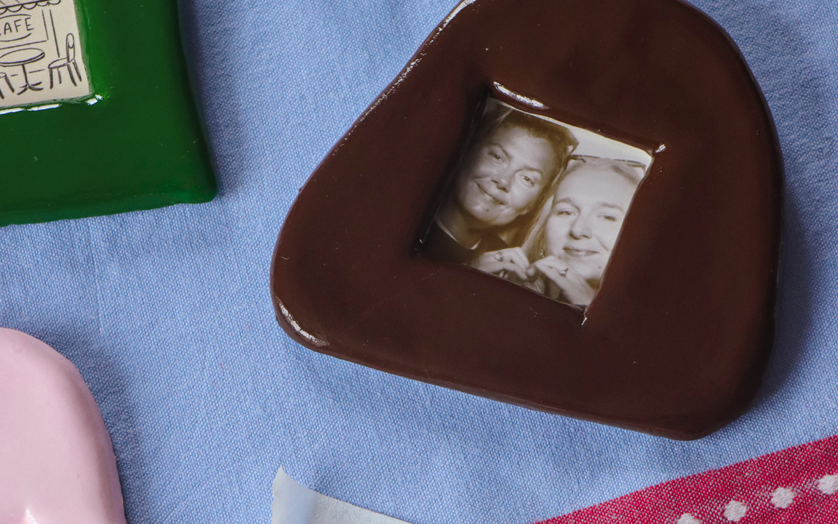 Lav dine egne farverige fotorammer i ler