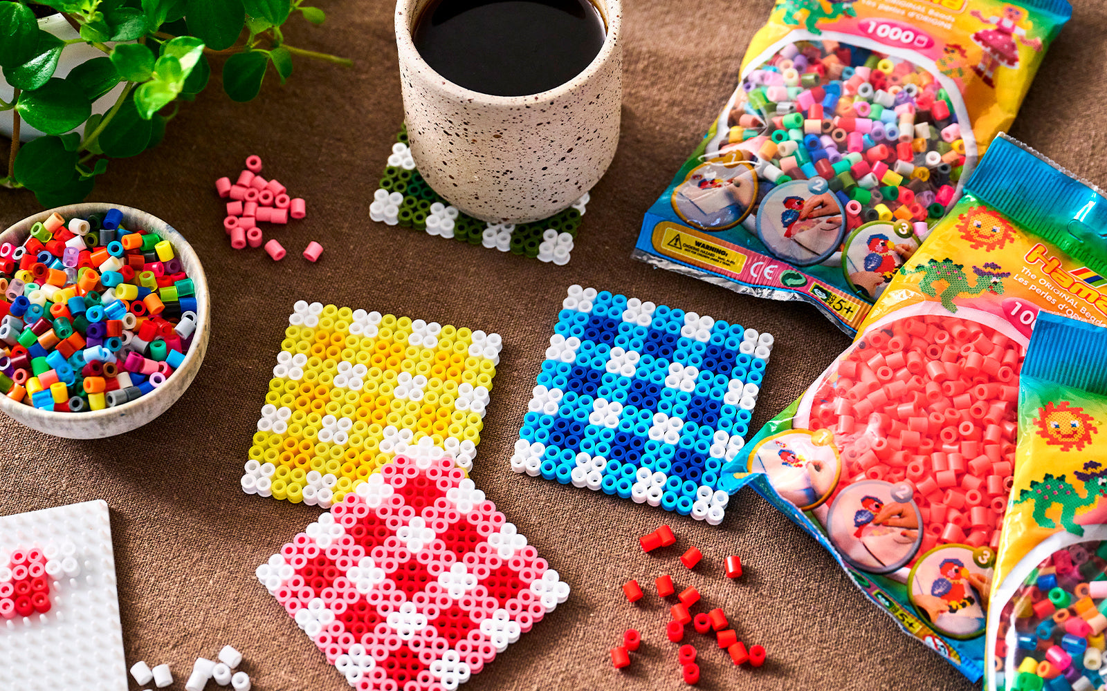 Coaster af HAMA-perler