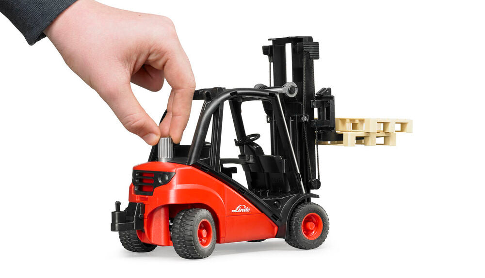 Gaffeltruck Bruder Linde H30D med paller