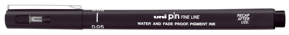 Drawingpen uni pin 200 sort 0,05 mm syrefri
