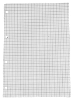 Standardblok A4 Relief kvadr. m/4huller 5 stk