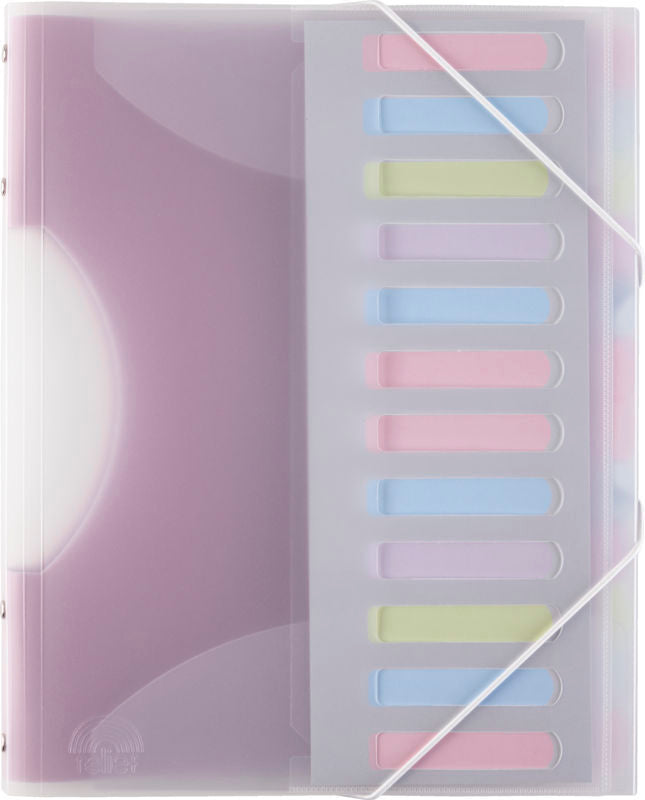 Sorteringsmappe Relief 12 faner klar