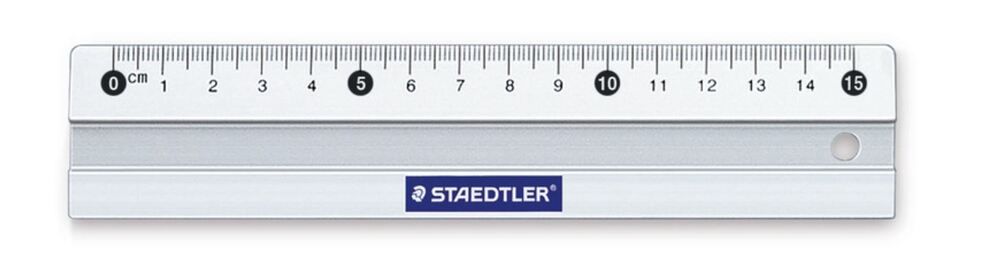 Lineal aluminium Staedtler 15 cm
