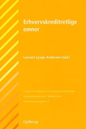 Erhvervskreditretlige emner