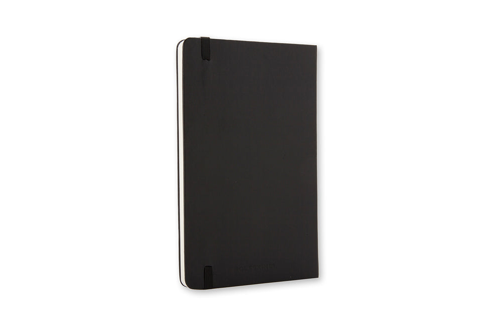 Notesbog Moleskine large sort m/240 blanke ark hard cover