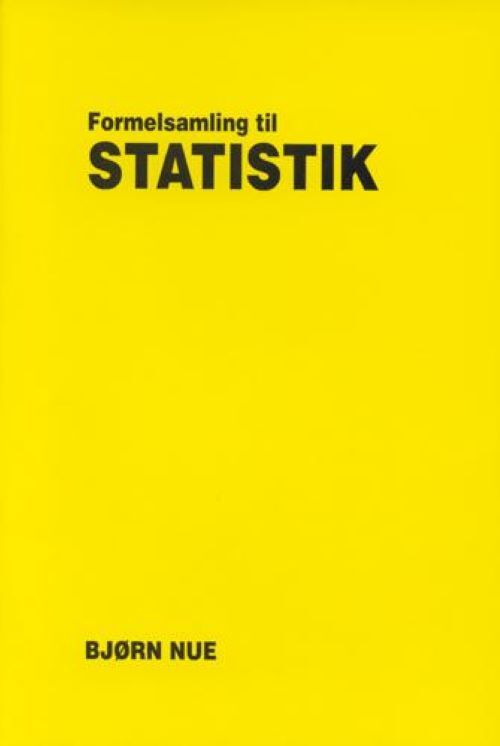 Formelsamling til Statistik