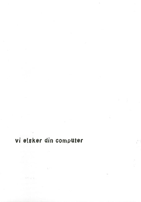 Vi elsker din computer