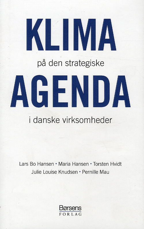 Klima på den strategiske agenda