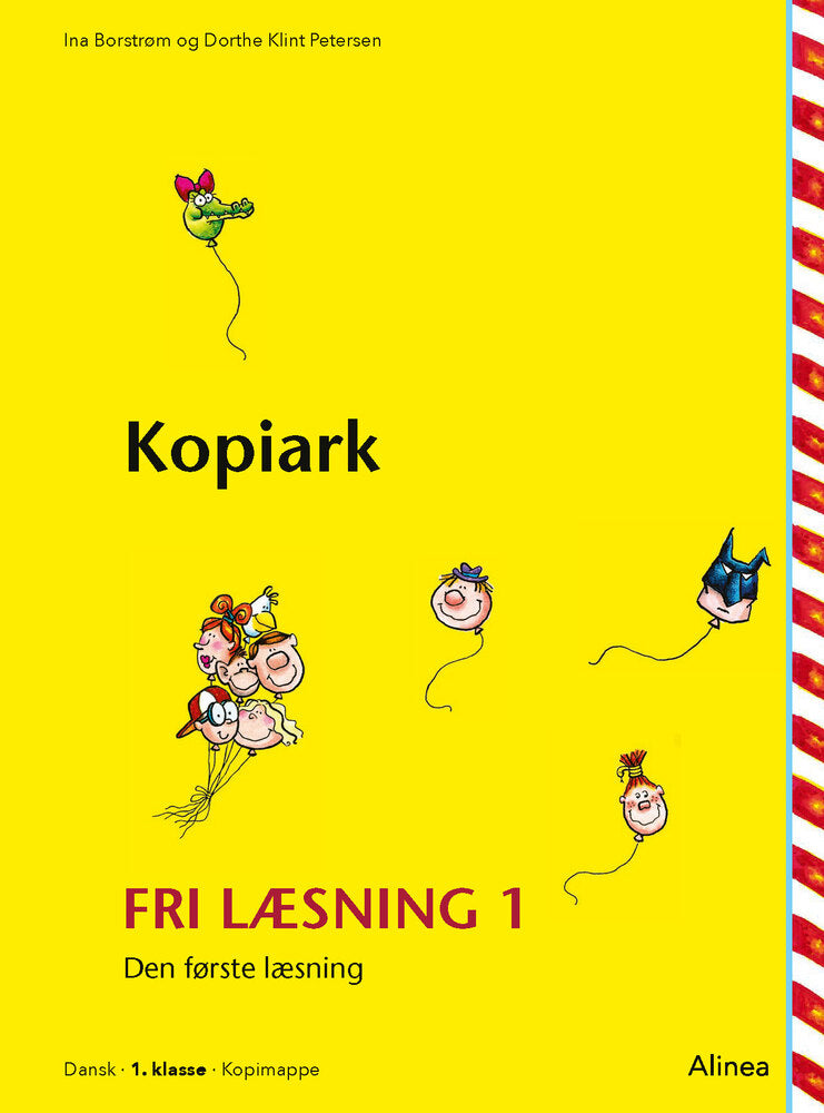 Den første læsning 1.kl. Fri læsning, Kopiark