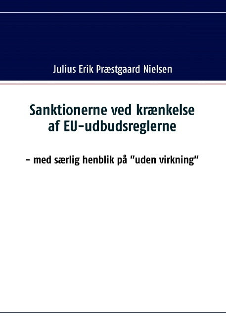 Sanktionerne ved krænkelse af EU-udbudsreglerne