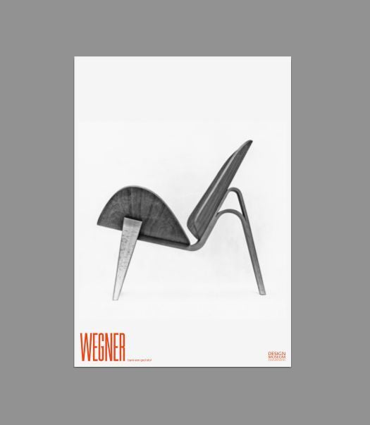 WEGNER Postkort - Den todelte skalstol (10 stk. pr. pakke)