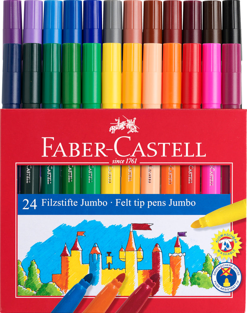Tusser jumbo Faber-Castell 24ass