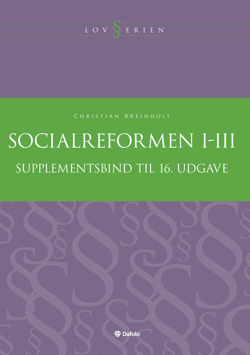Supplement til socialreformen I-III