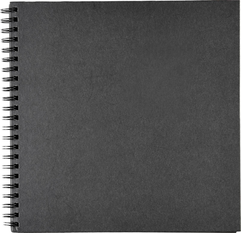 Fotoalbum scrapbog sort 30x30 20 sider