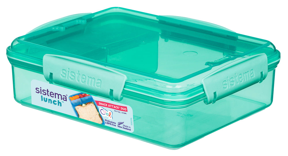 Madkasse Sistema 975ml snack attack duo ass