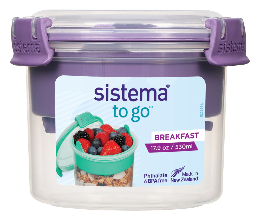 Sistema breakfast to go 530 ml bøtte