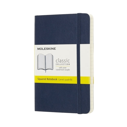 Notesbog Moleskine pocket safir m/192 blanke ark hard cover