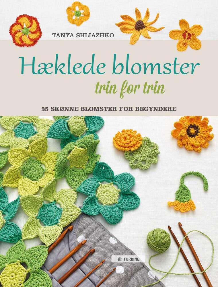 Hæklede blomster trin for trin
