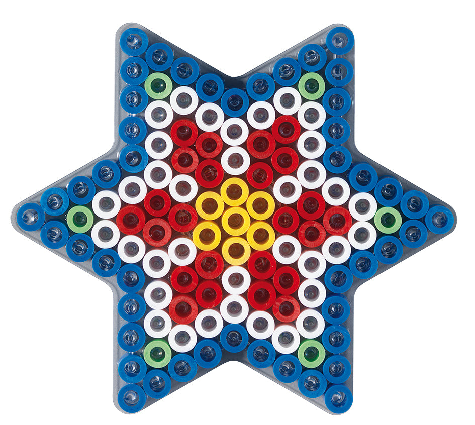 Hama maxi stiftplade stjerne 14,5x15,58cm