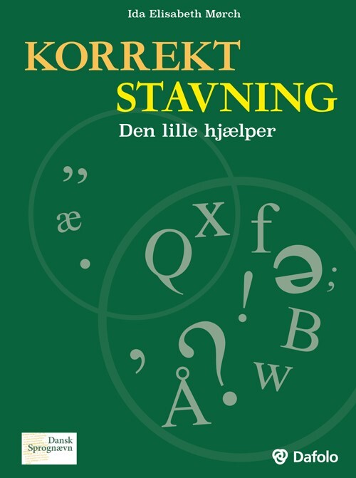 Korrekt stavning. Den lille hjælper pk. a 10 stk.