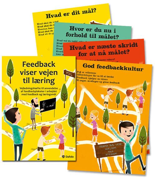 Feedback viser vejen til læring - pjece samt 4 stk. plakater