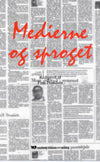 Medierne og sproget