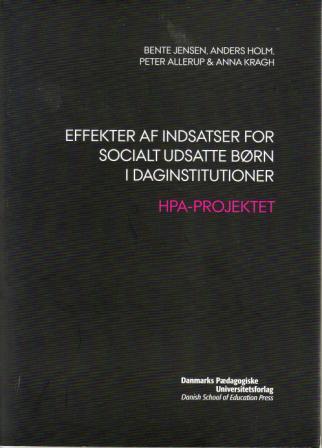 Effekter af indsatser for socialt udsatte børn i daginstitutioner
