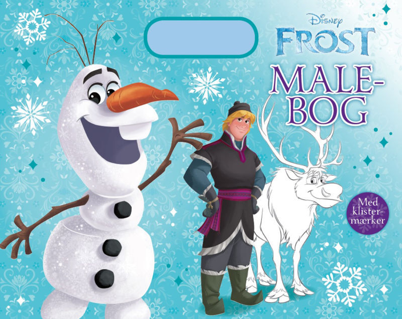Disney malebog med håndtag Olaf