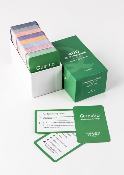 Anatomi og fysiologi - 400 quizspørgsmål