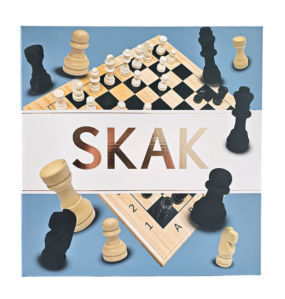 Skakspil i træ