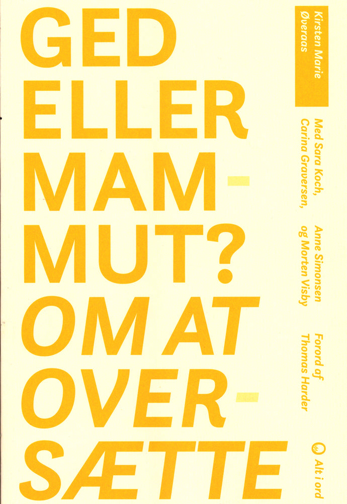 Ged eller mammut ?
