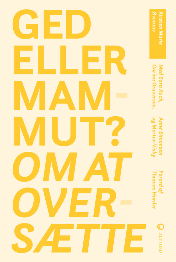 Ged eller mammut? Om at oversætte