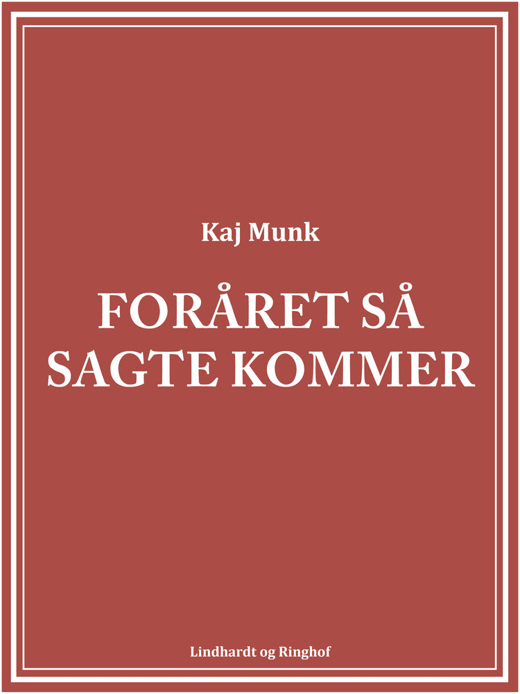 Foråret så sagte kommer