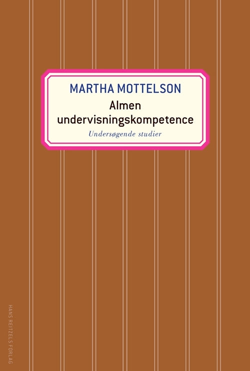 Almen undervisningskompetence