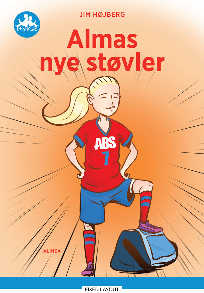 Blå læseklub, Almas nye støvler