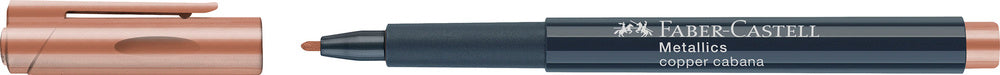 Metallic pen Faber-Castell kobber