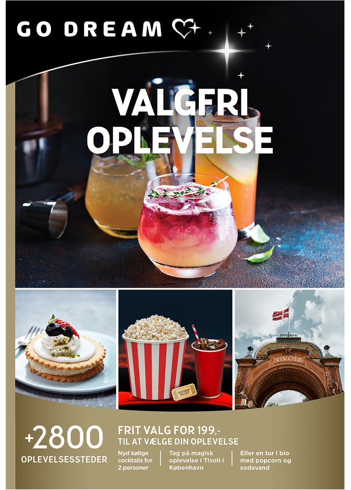 GO DREAM Valgfri oplevelse 199,-