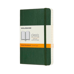 Notesbog Moleskine classic pocket soft r myr green 9x14cm