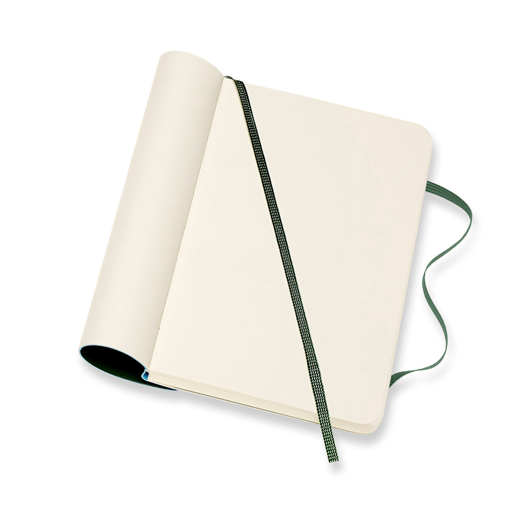 Notesbog Moleskine classic pocket soft p myr green 9x14cm