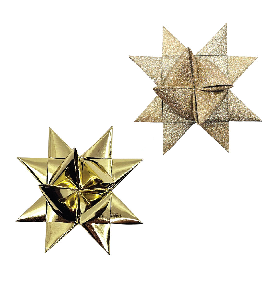 Stjernestrimler glitter 15 mm
