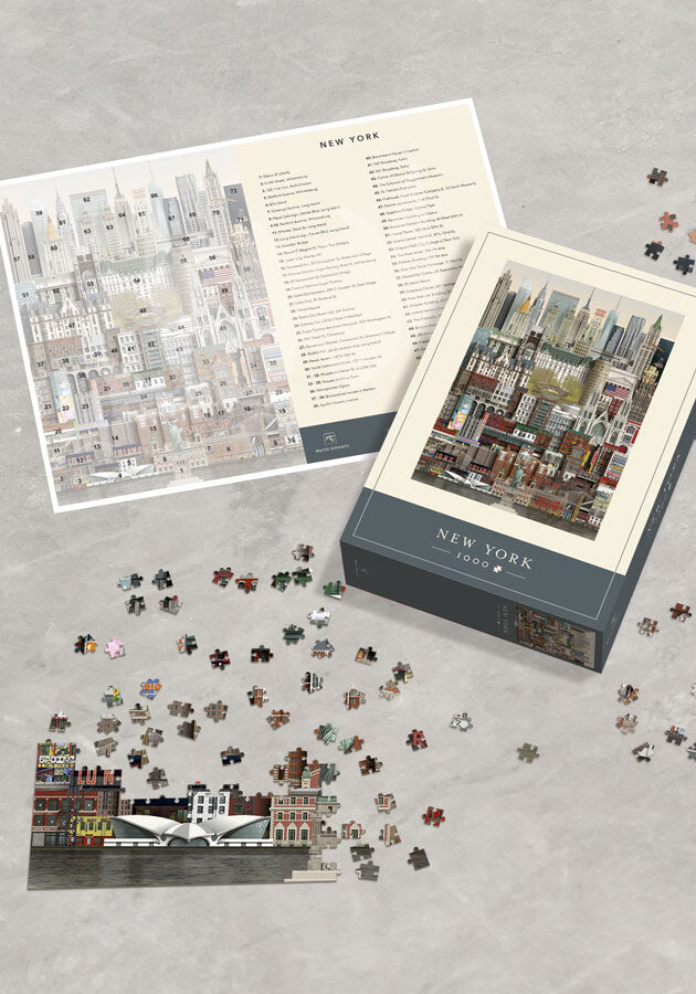 Puslespil new york 1000 brikker