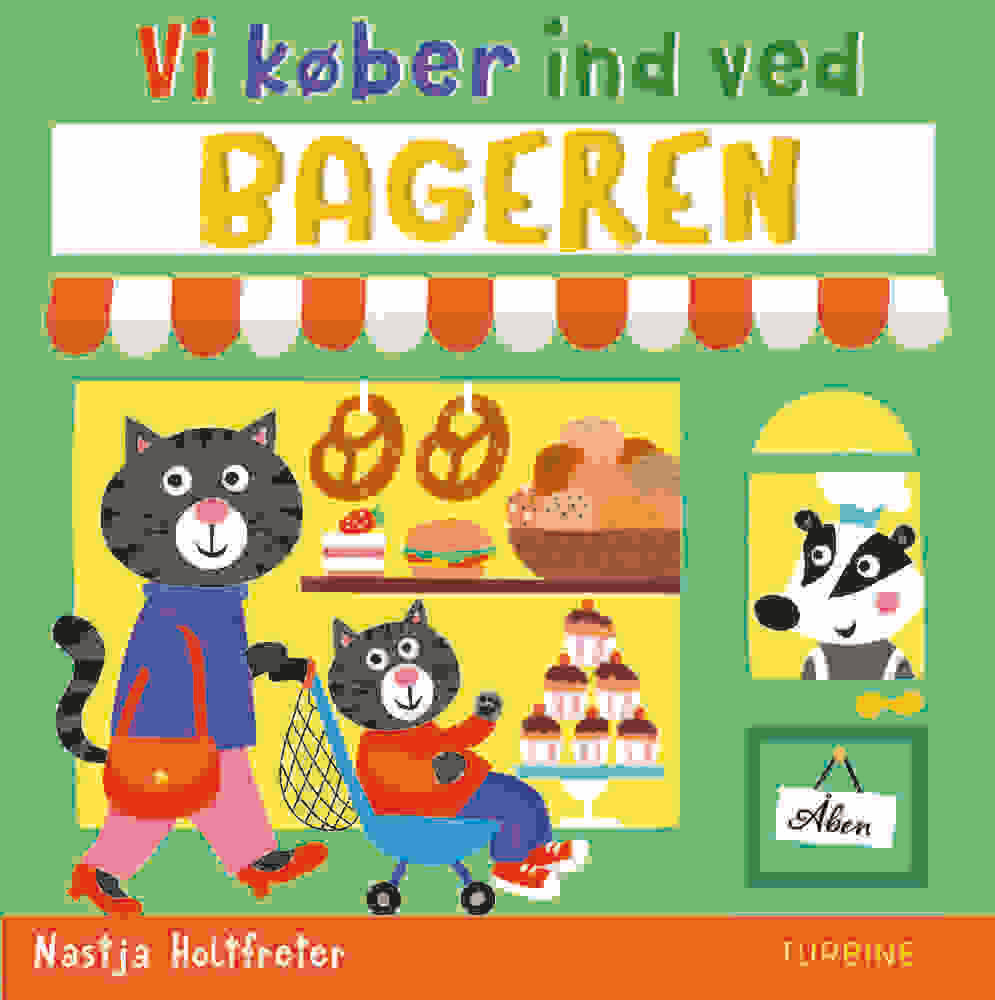 Vi køber ind ved bageren