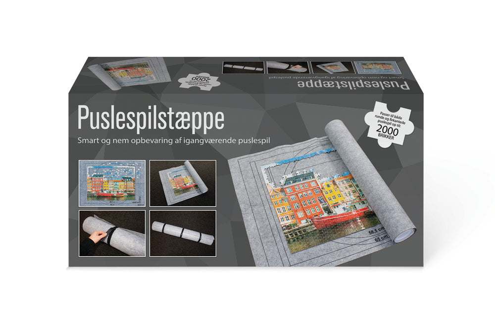 Puslespilstæppe 105x72cm