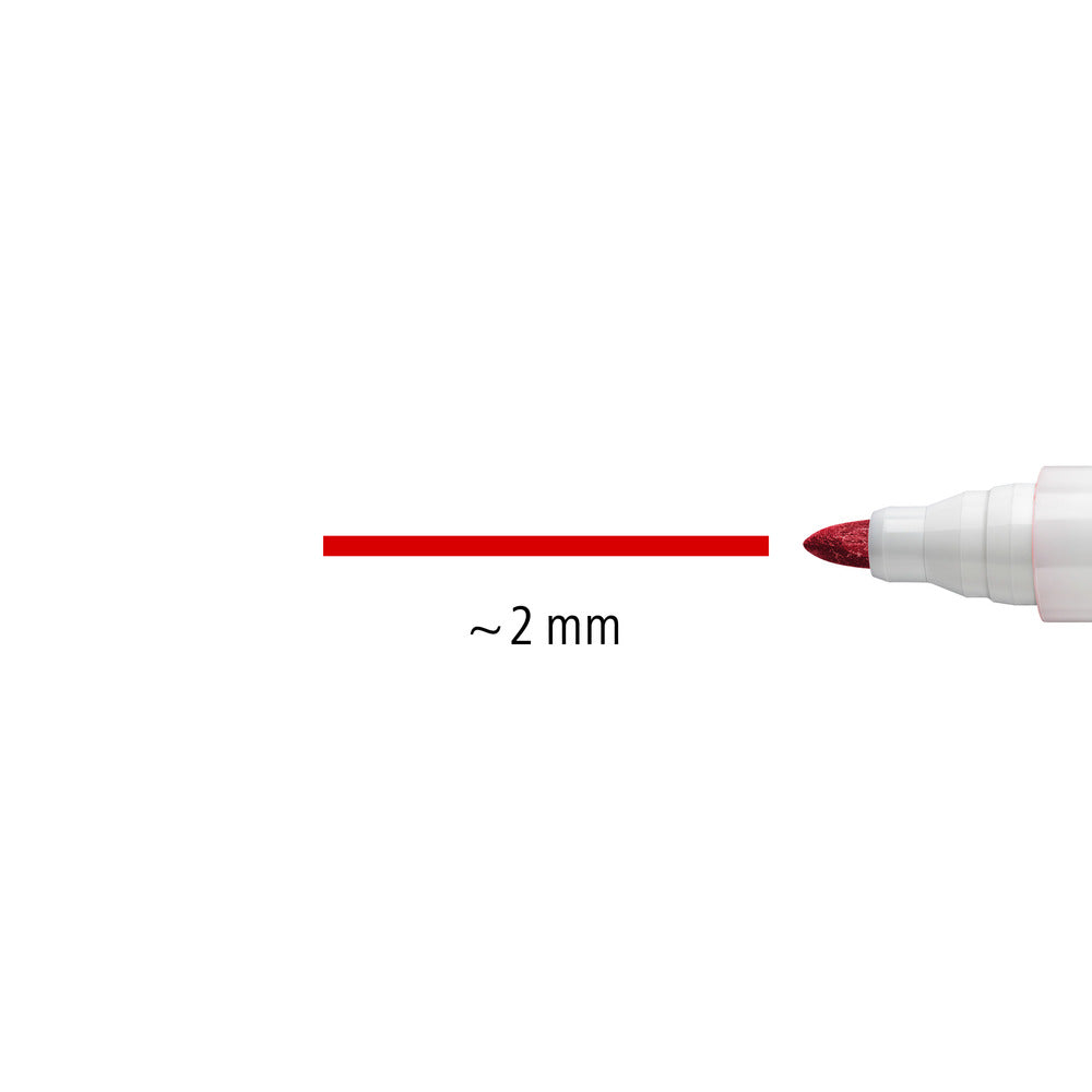 Whiteboardmarker sæt Staedtler lumocolor 6 ass farver 2 mm