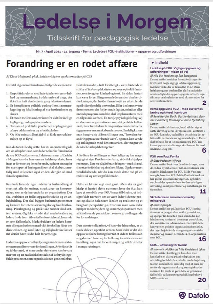 Ledelse i Morgen