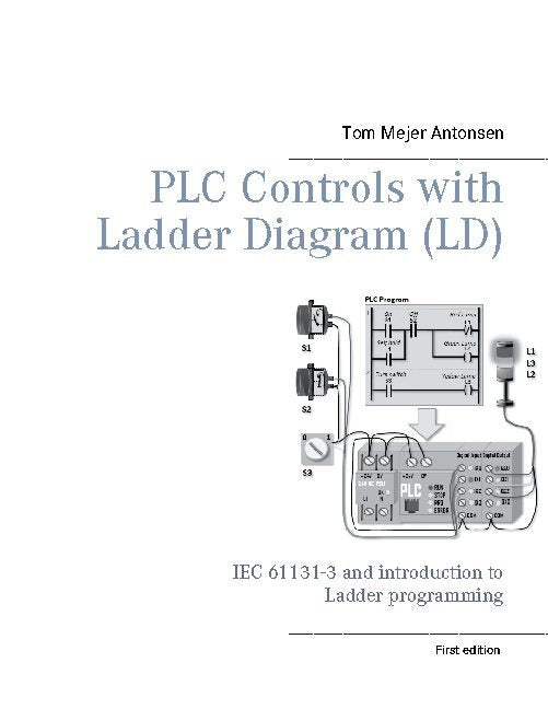 PLC Controls with Ladder Diagram (LD), Monochrome