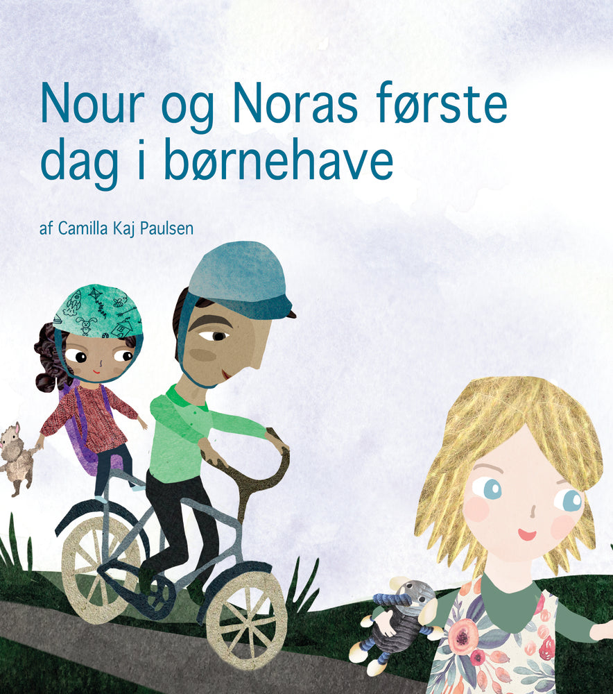 Nour og Noras første dag i børnehave