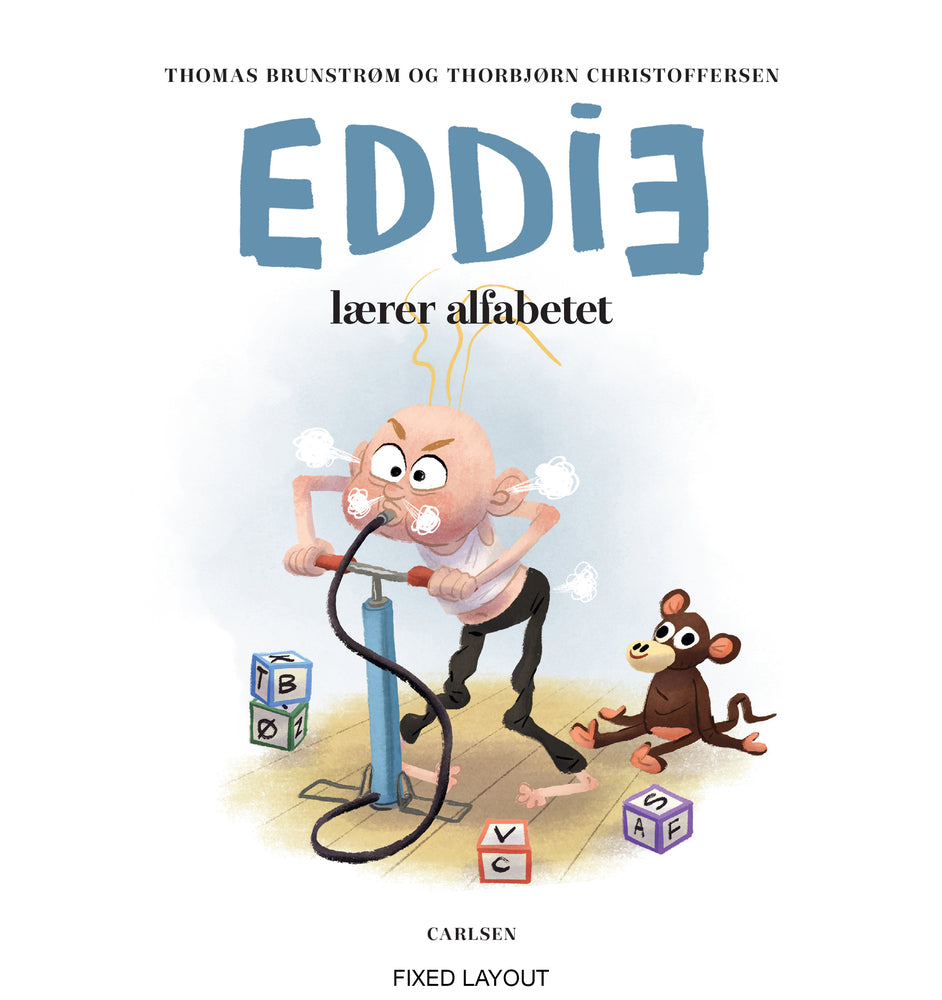 Eddie lærer alfabetet