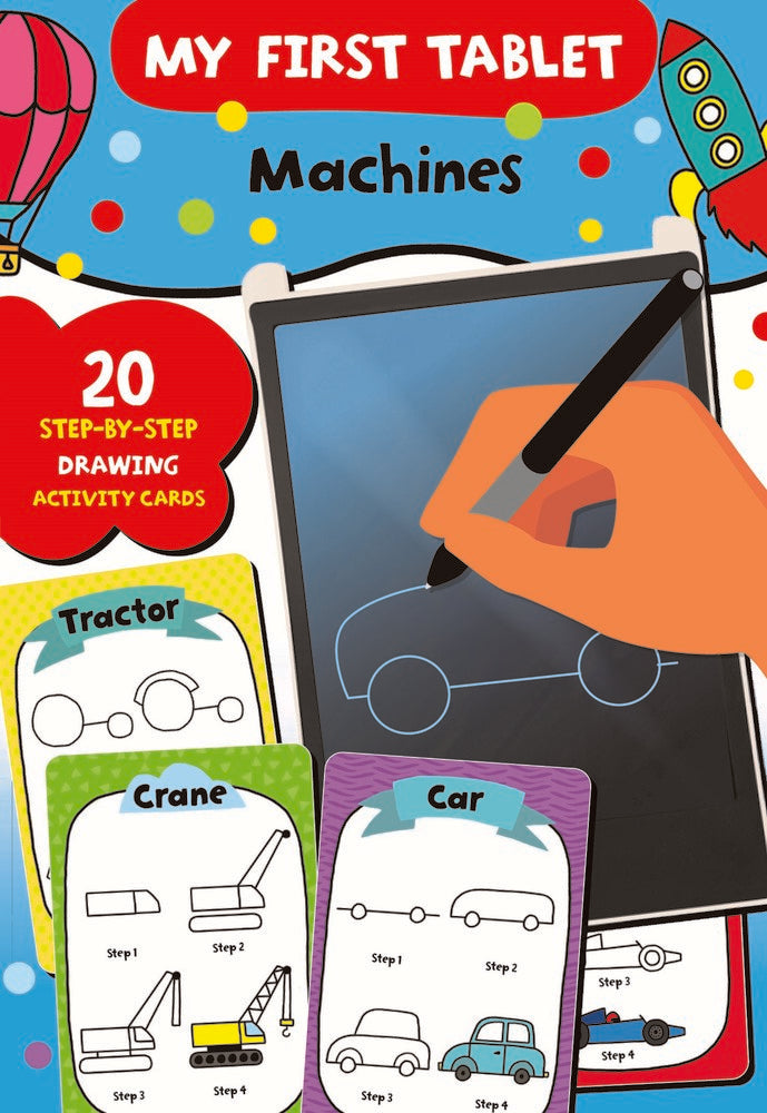 My First Tablet - Maskiner (med 20 tegnekort og tablet)